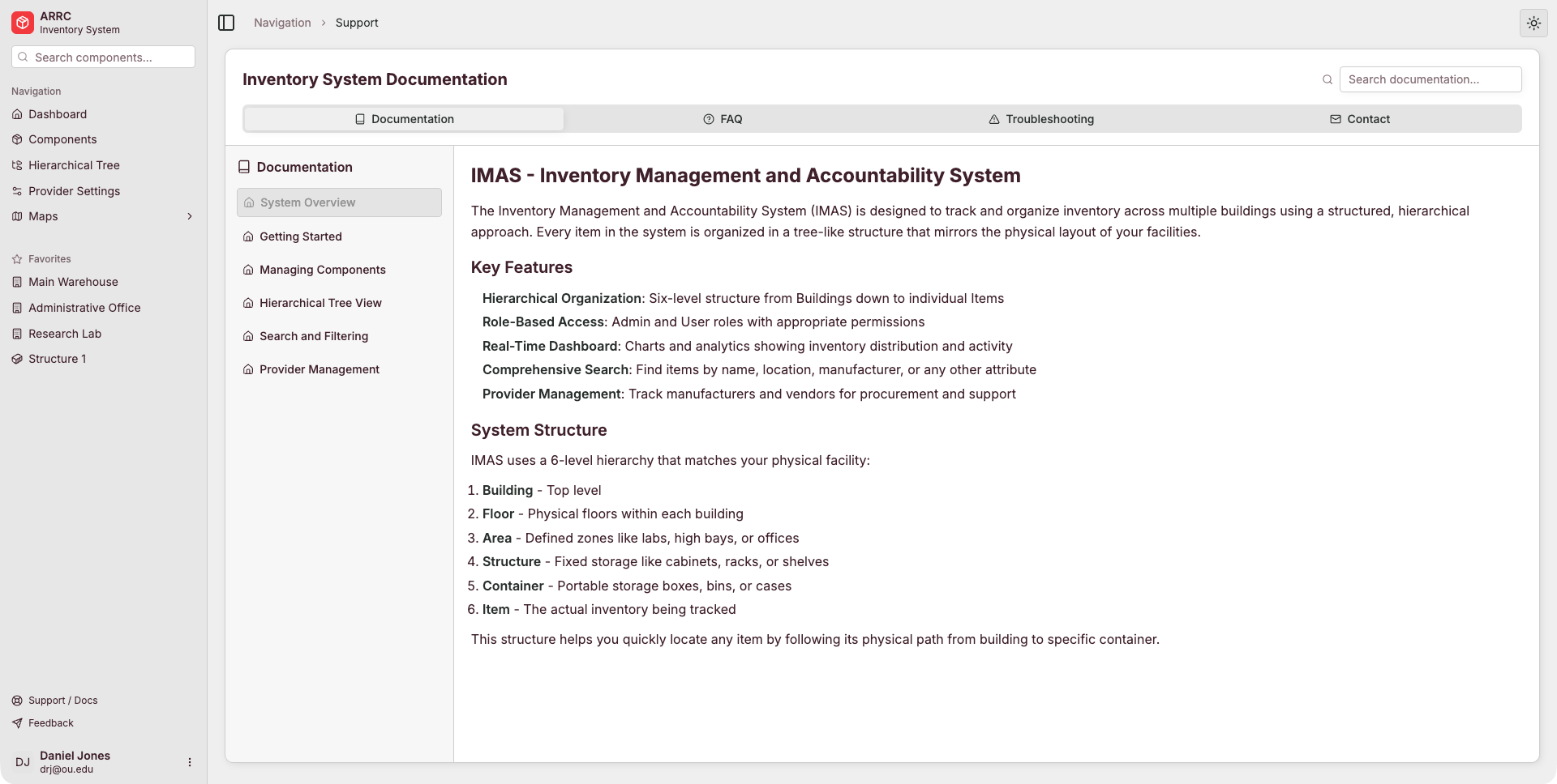 Documentation Integration (Light Mode)